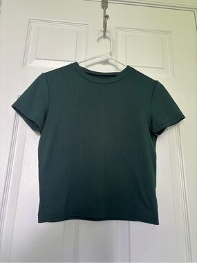 Forest Green Crop Top